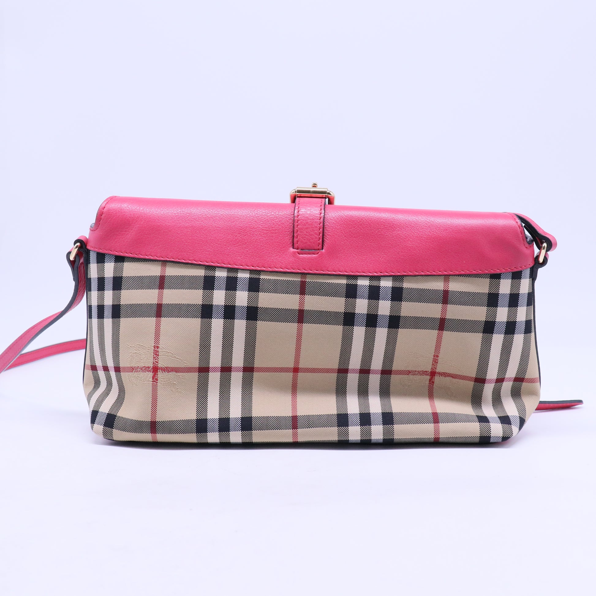 Haymarket Check Canvas Leah CrossbodyB20829