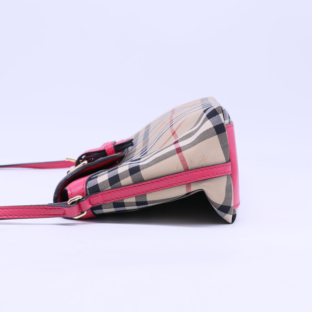 Haymarket Check Canvas Leah CrossbodyB20829