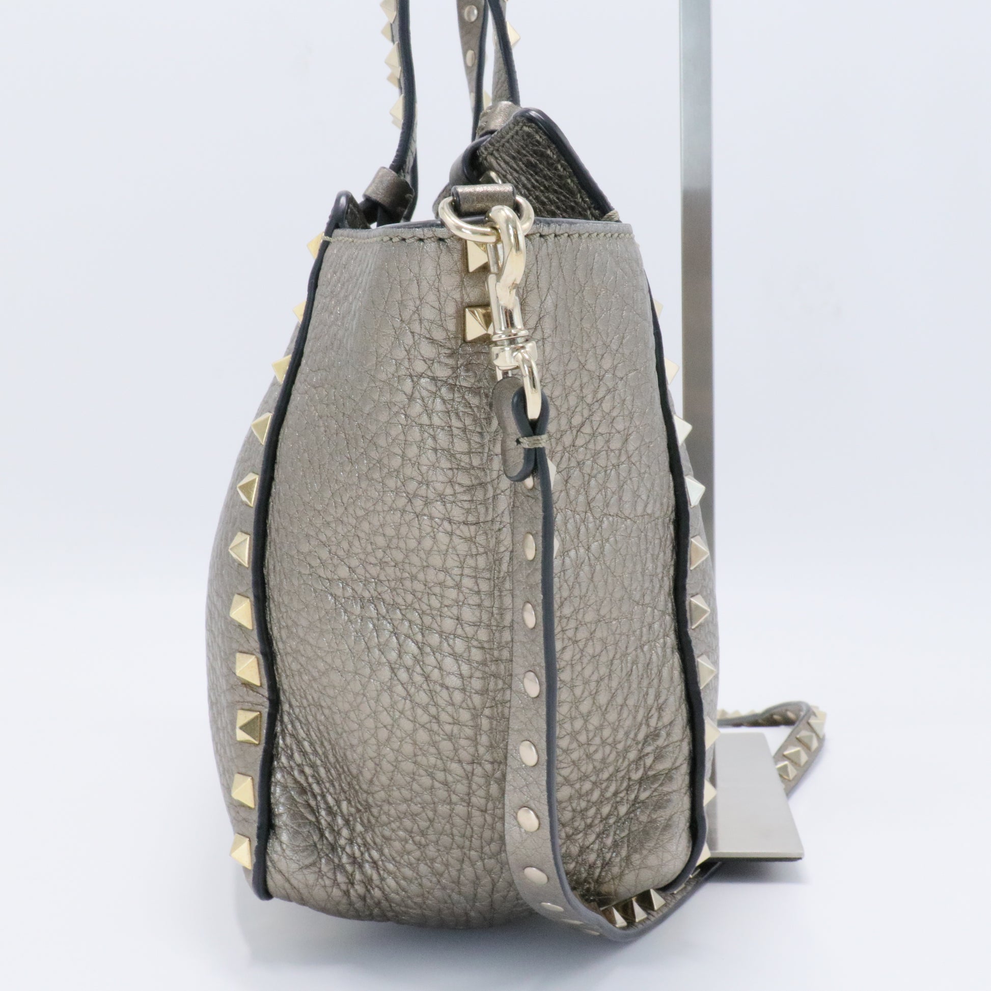 Leather Rockstud Tote