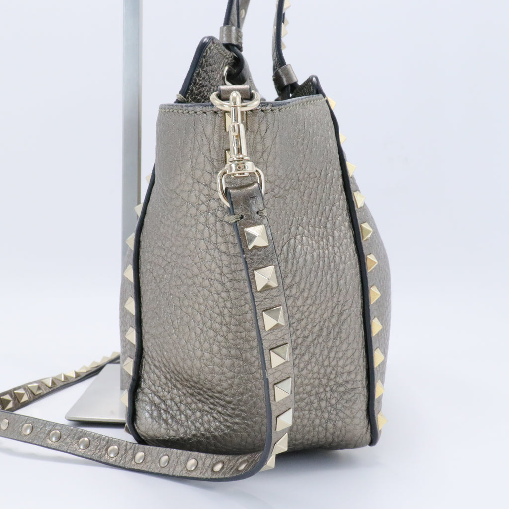 Leather Rockstud Tote
