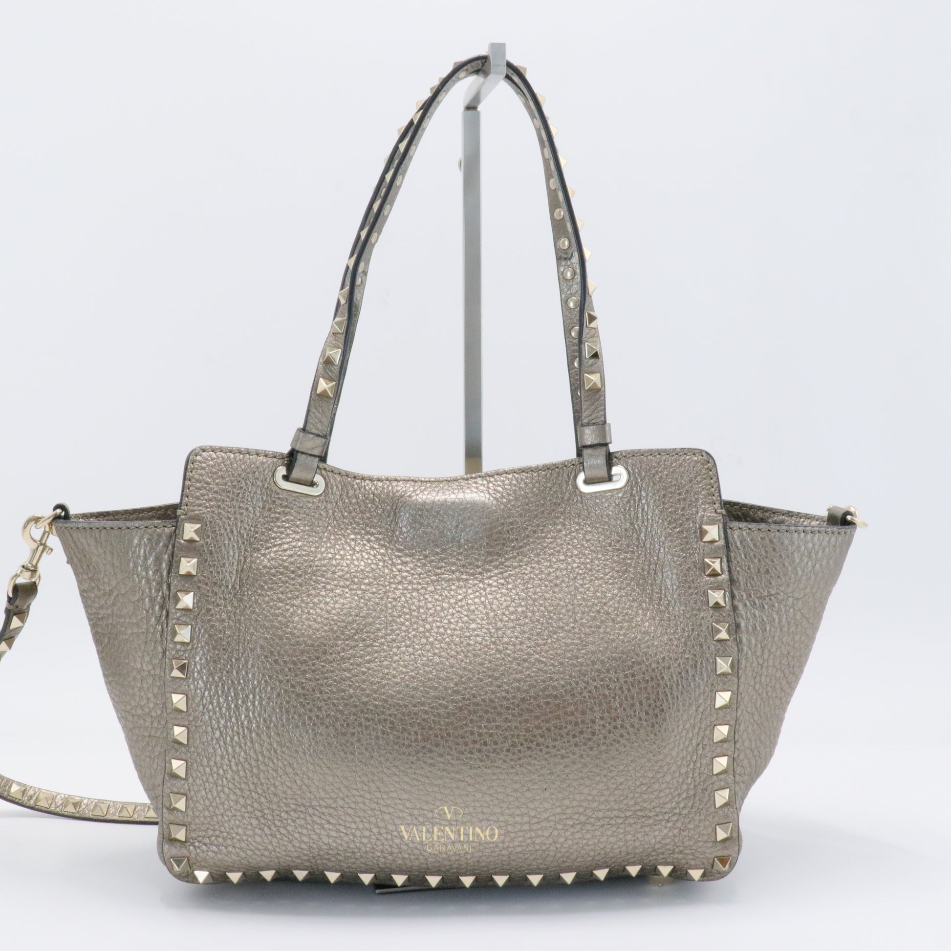Leather Rockstud Tote