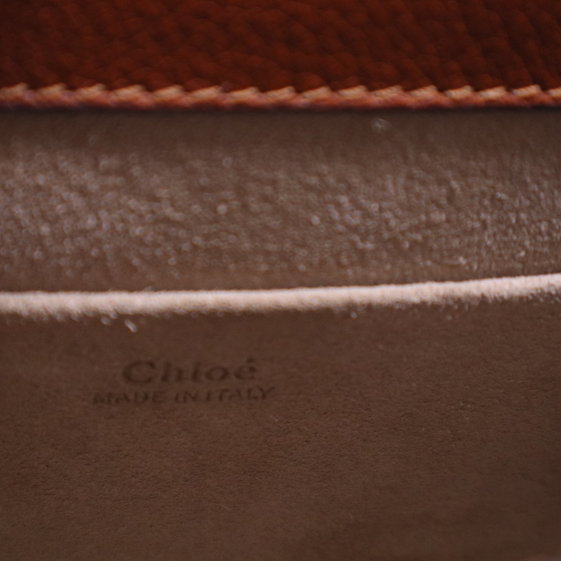 Grained Calfskin Studded Small Marcie Saddle Tan