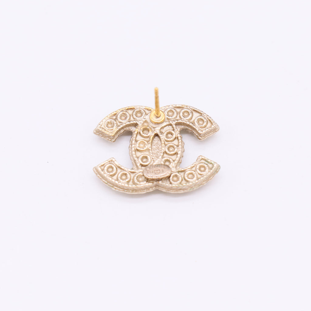Chanel Classic CC Pearl Stud Earrings twins LDJ4912
