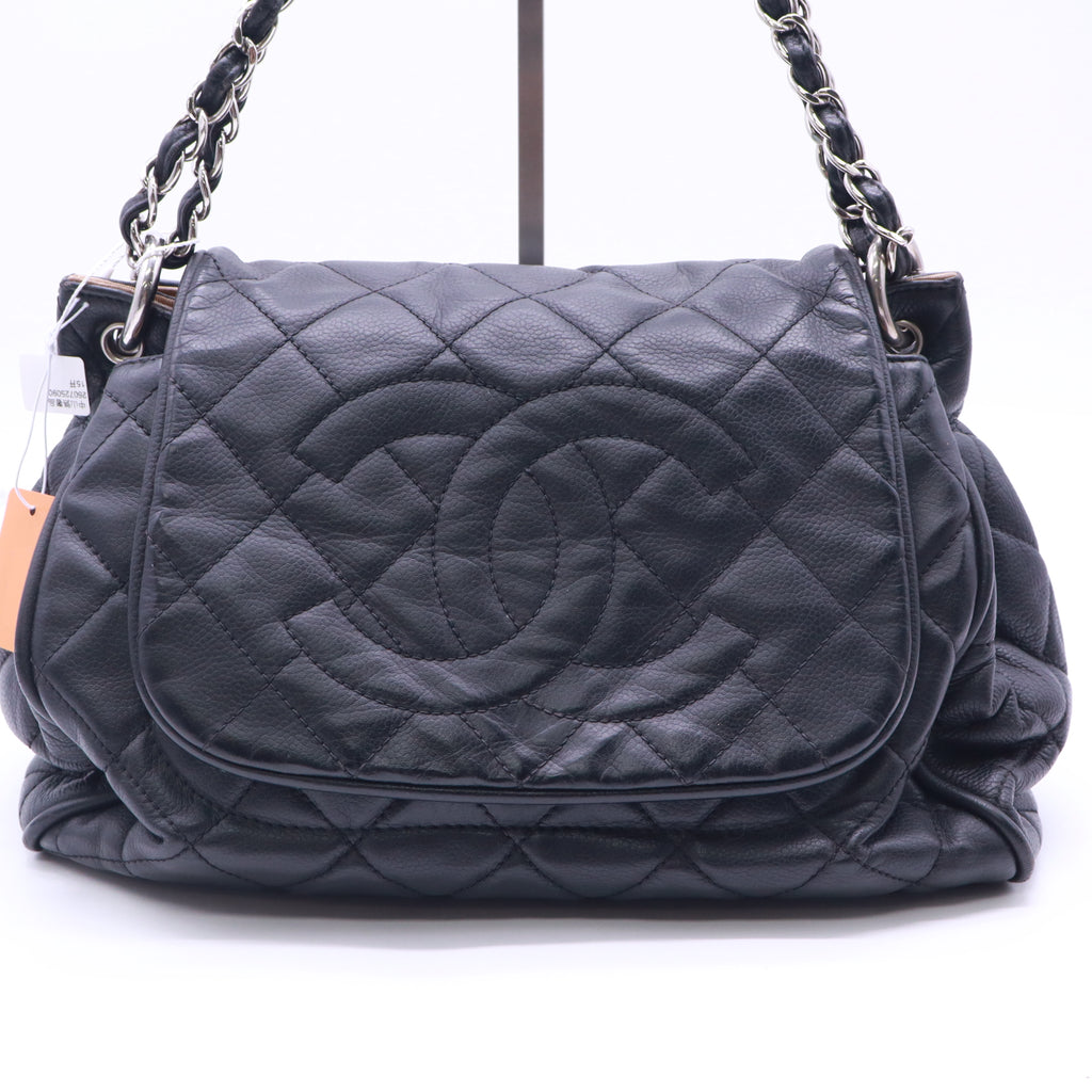 Chanel Timeless Accordion Flap Bag Caviar twins LDZ800