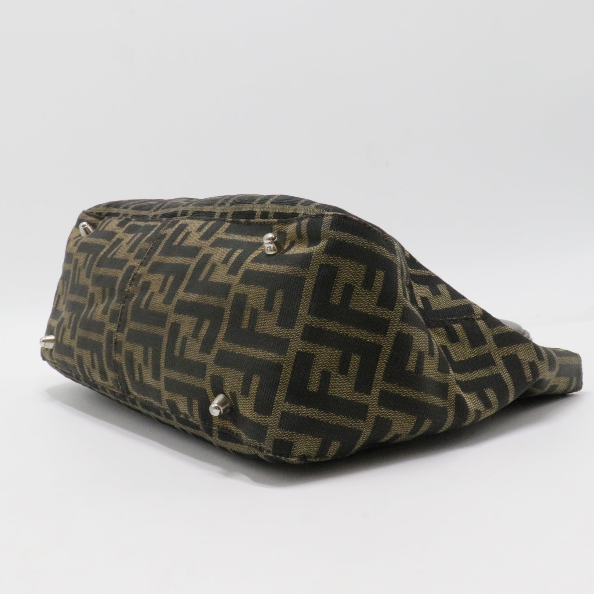 Vintage FF Handle Tote Zucca Canvas