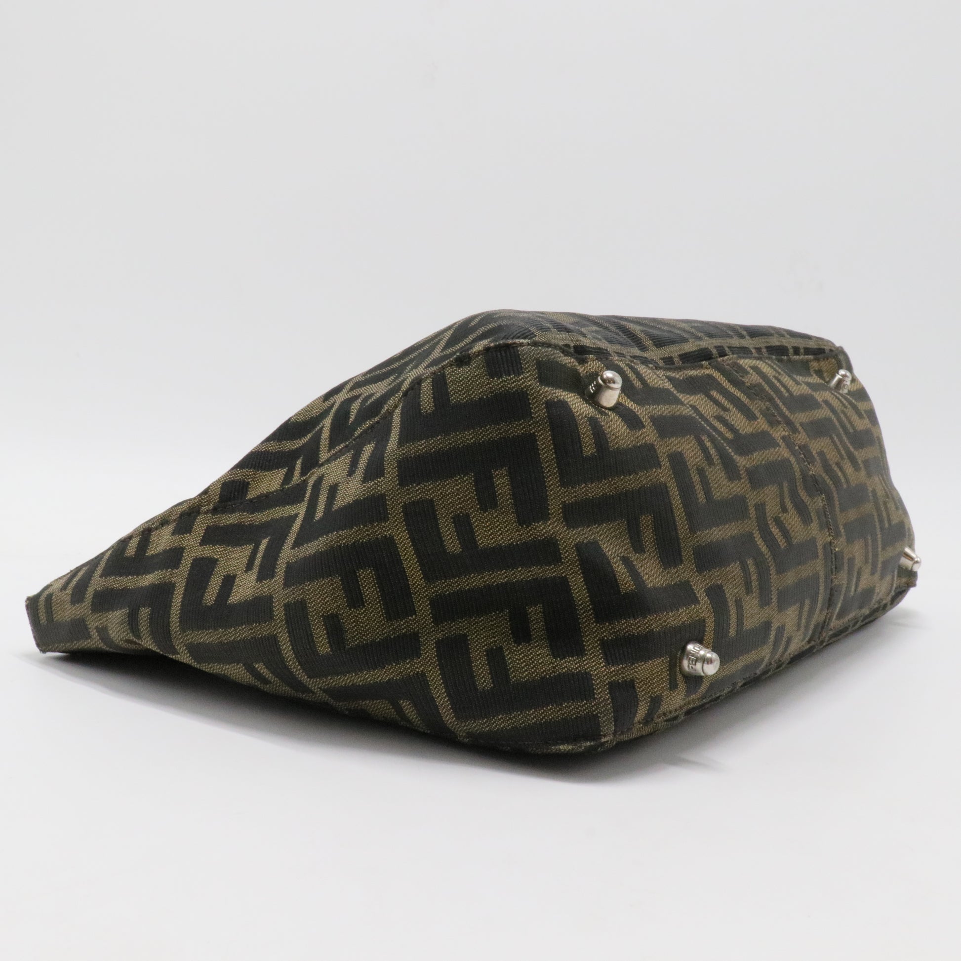 Vintage FF Handle Tote Zucca Canvas