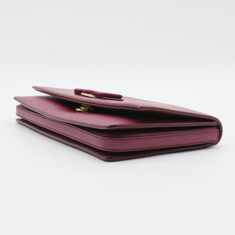 Vara Bow Continental Wallet Leather