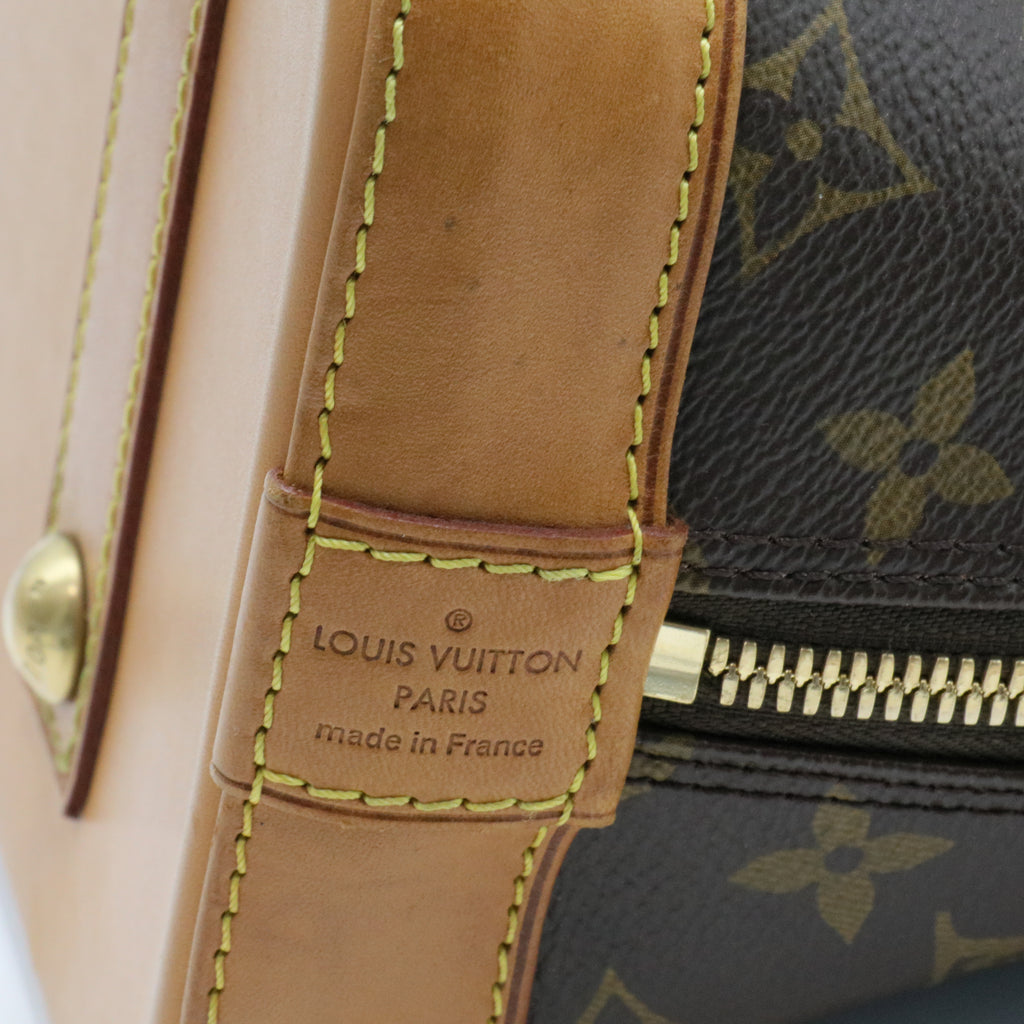 Vintage Alma Handbag Monogram Canvas PM