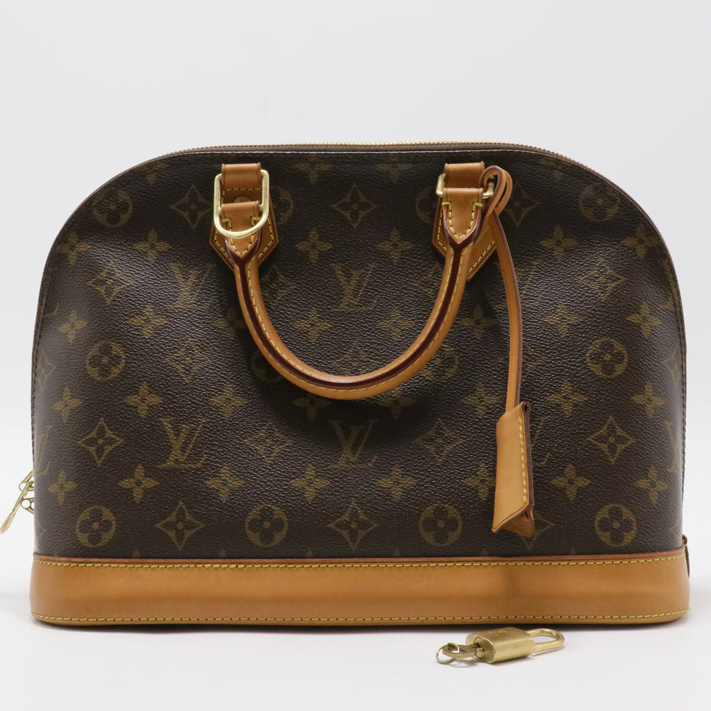Vintage Alma Handbag Monogram Canvas PM