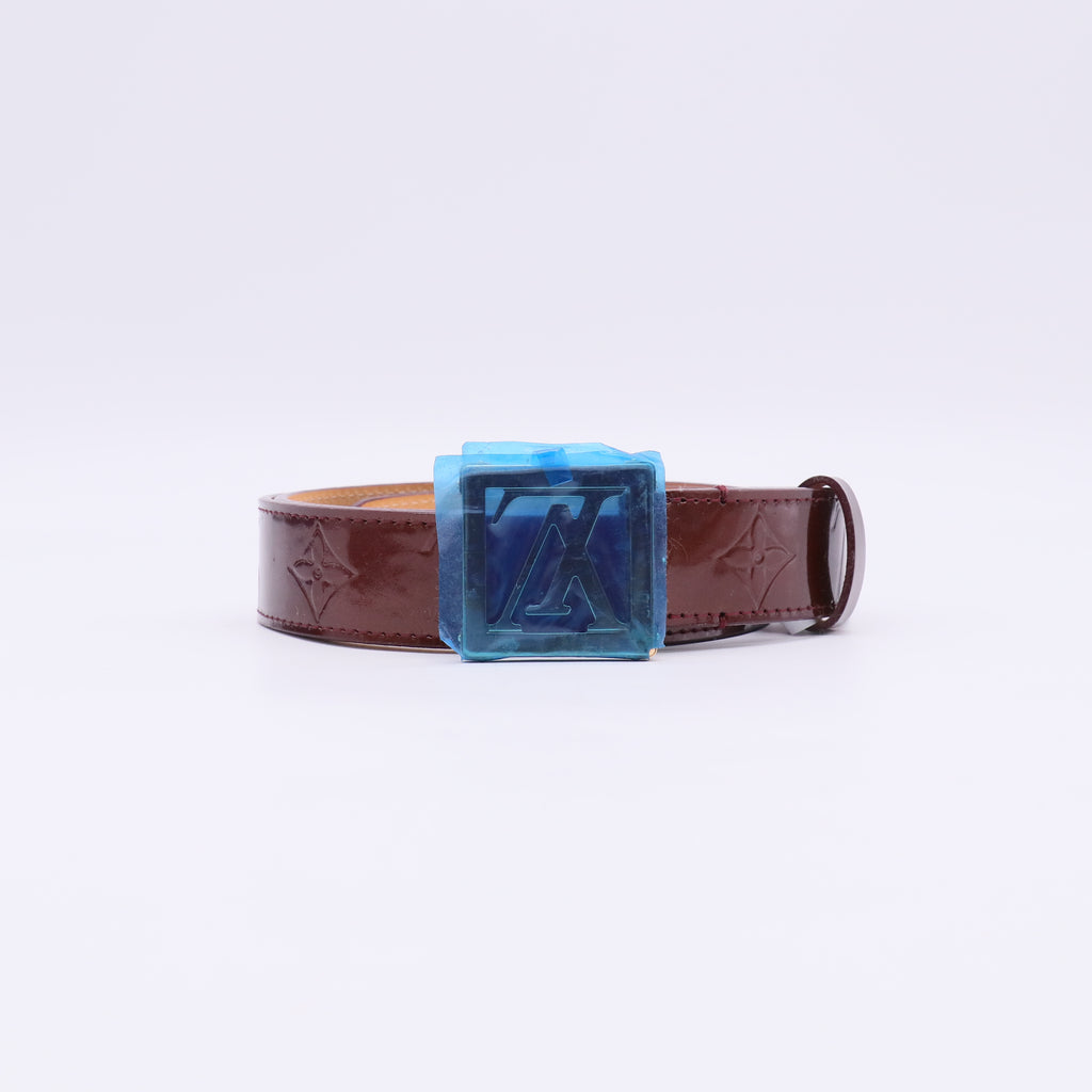 Louis Vuitton Monogram Vernis Ceinture Frame Belt W23001