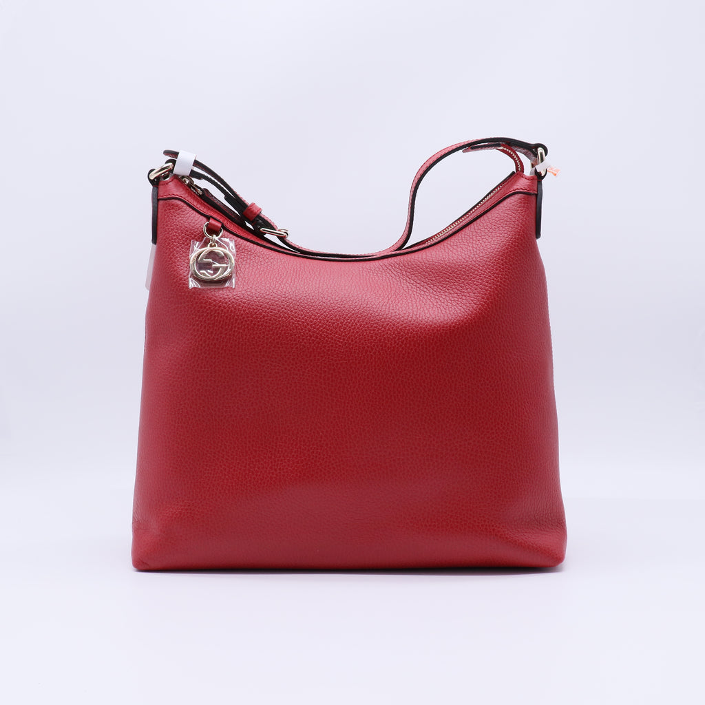 Gucci Dollar Calfskin Interlocking G Charm Hobo Bag B22081