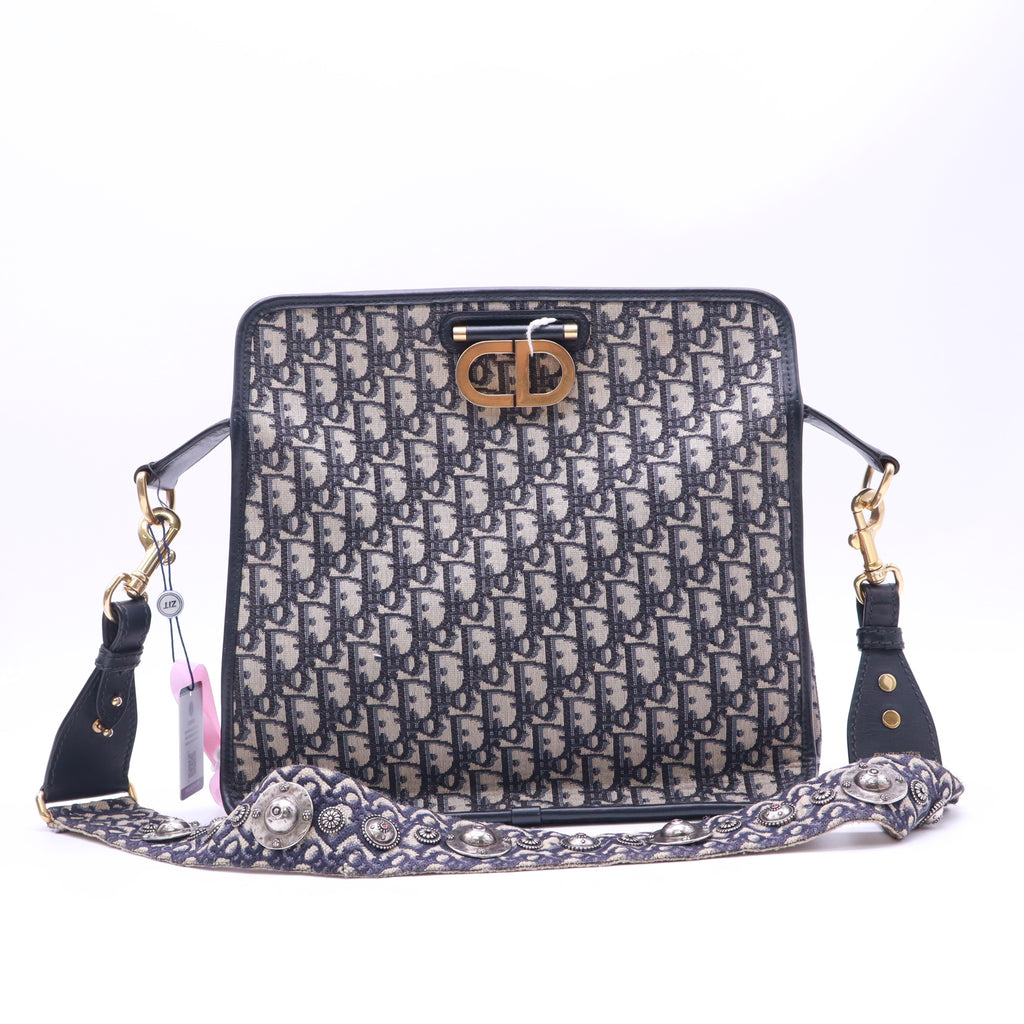 Christian Dior Oblique CD Hobo twins LDJ5431