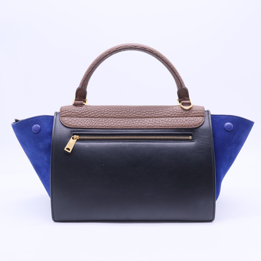 Small Trapeze Hand Bag Tricolor B20034