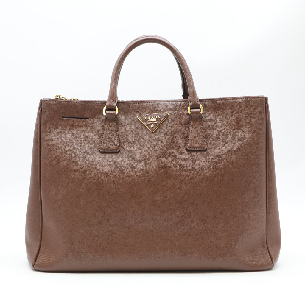 Prada Saffiano Leather Galleria Double Zip Medium Twins B23808