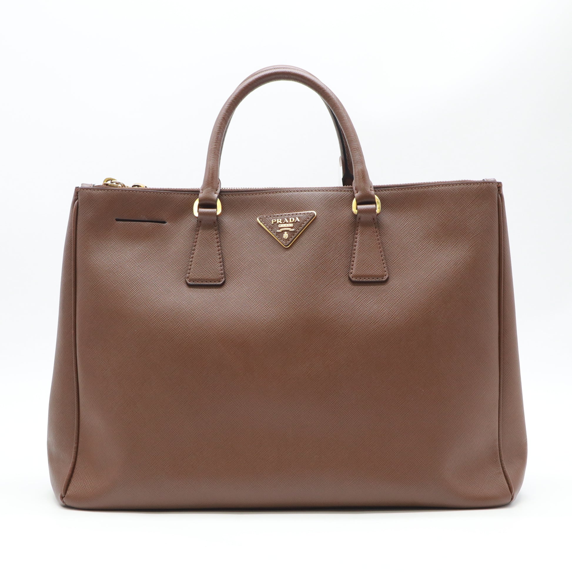 Prada Saffiano Leather Galleria Double Zip Medium Twins B23808