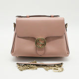 Interlocking Top Handle Bag Leather Small