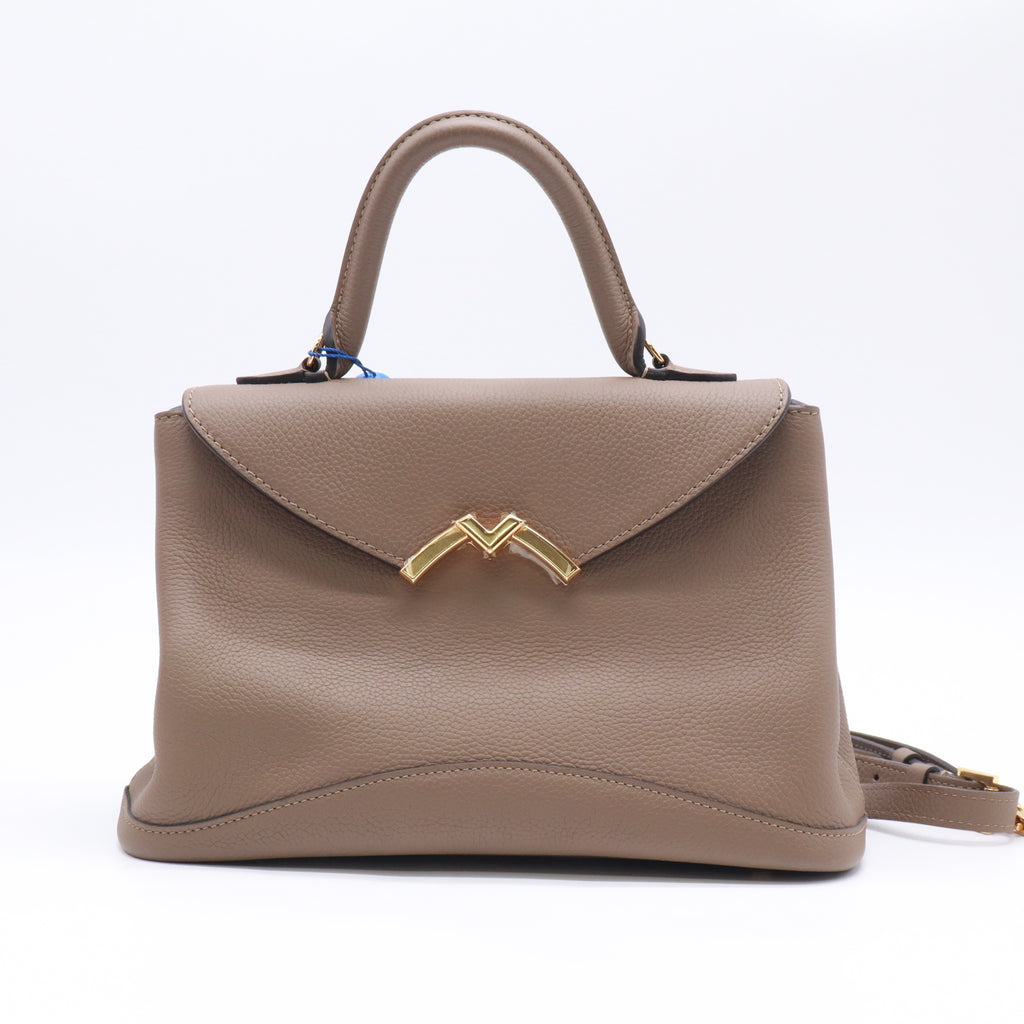 Moynat Gabby PM Taurillon Blush Calfskin Taupe twins LDJ5420