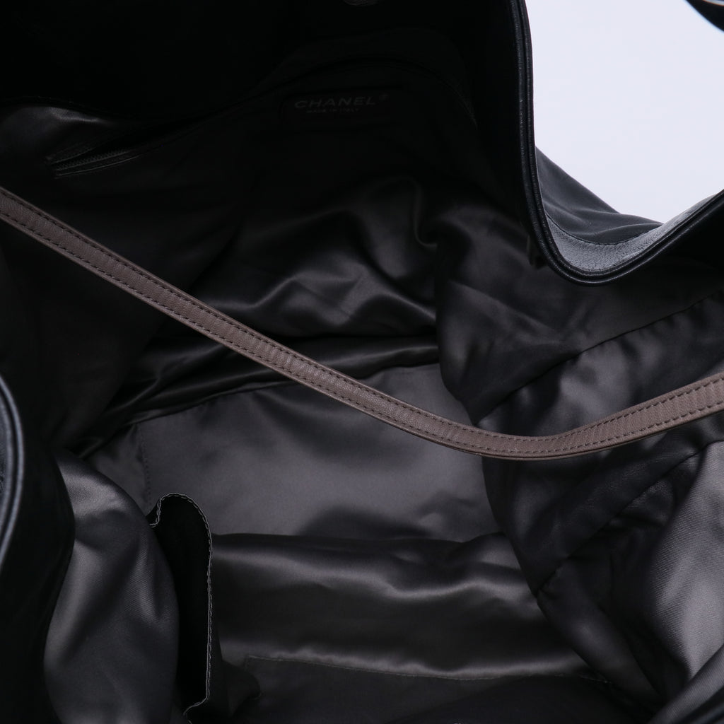 Chanel Calfskin Modern Chain Rhodoid Hobo Bag B22126