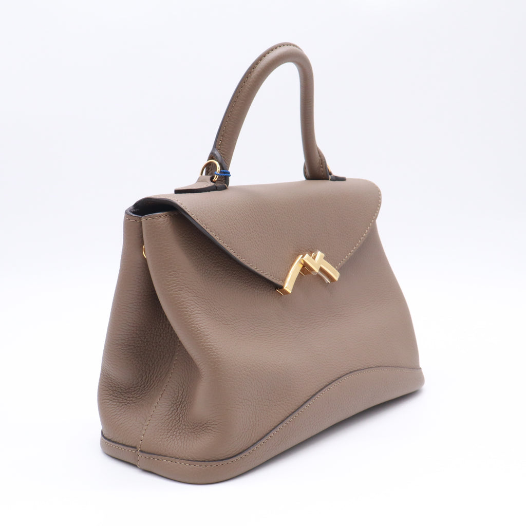 Moynat Gabby PM Taurillon Blush Calfskin Taupe twins LDJ5420