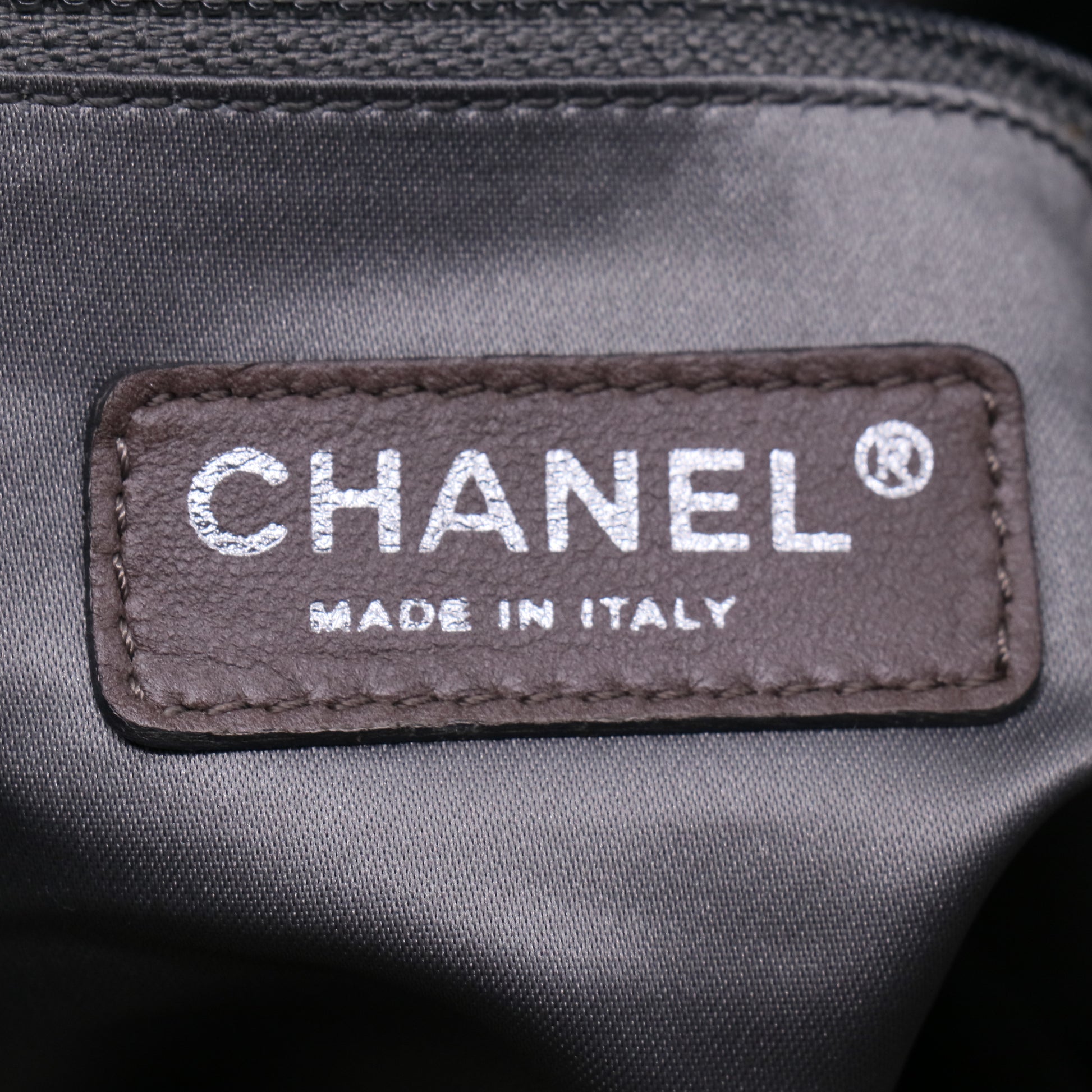 Chanel Calfskin Modern Chain Rhodoid Hobo Bag B22126