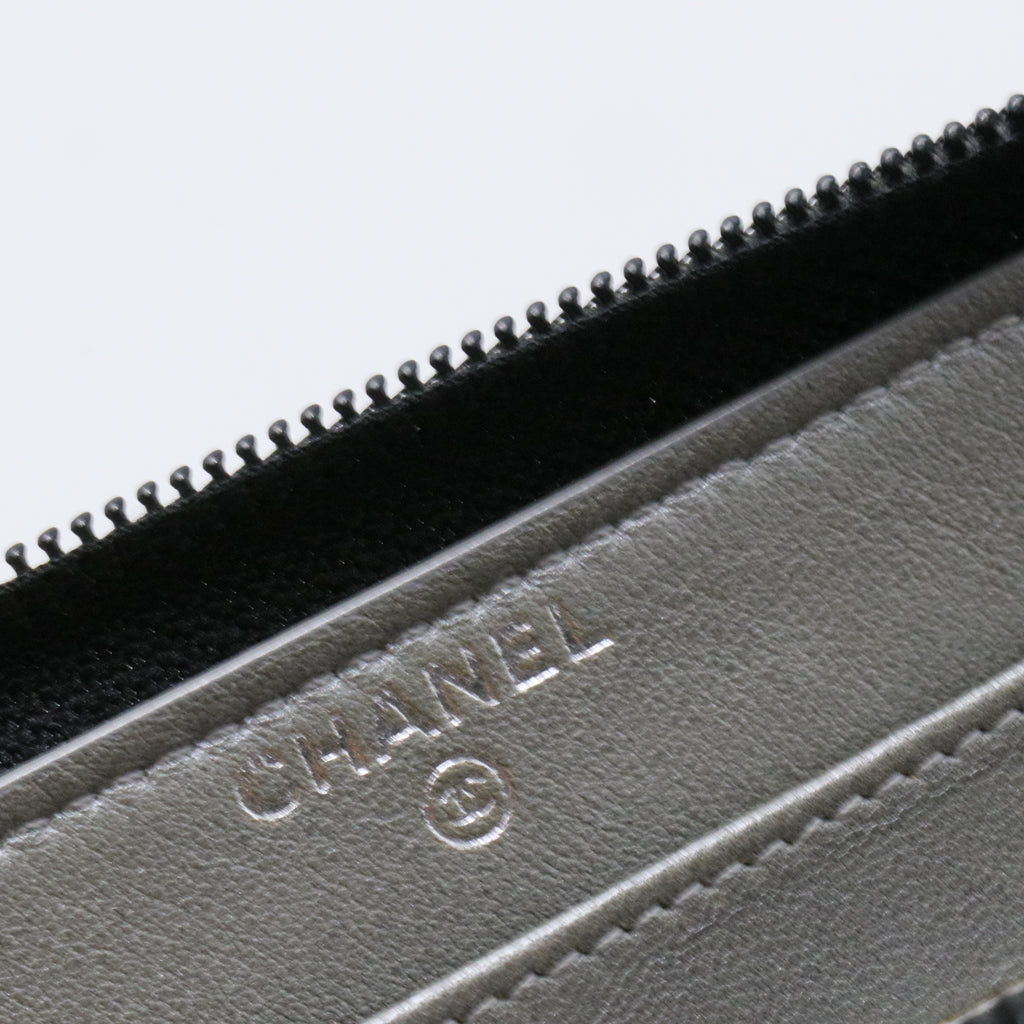 Zip Around Wallet Camellia Lambskin