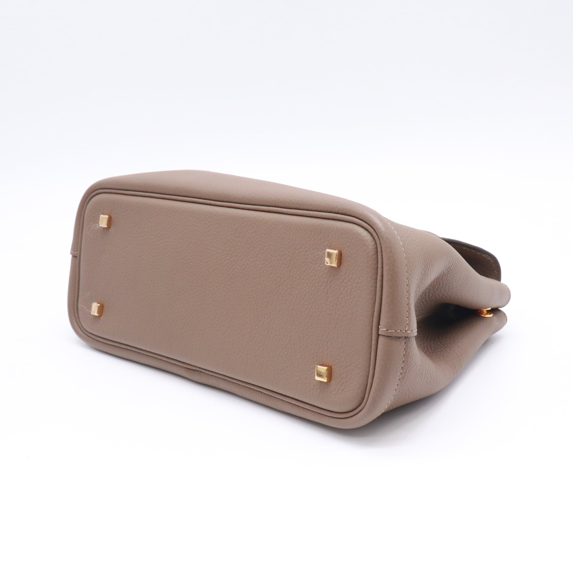 Moynat Gabby PM Taurillon Blush Calfskin Taupe twins LDJ5420