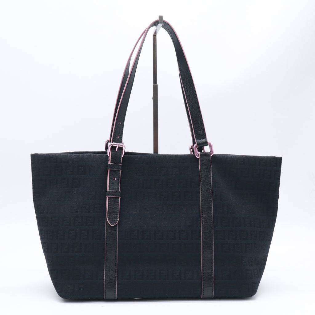 Fendi Superstar Tote Zucchino Canvas Small Twins B23660