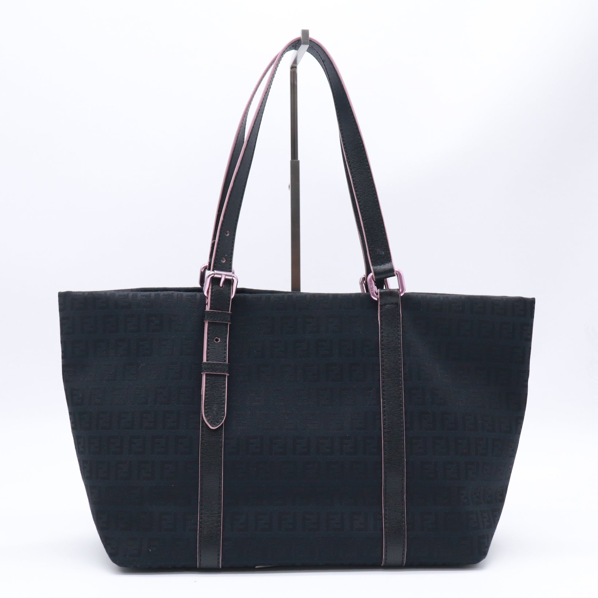 Fendi Superstar Tote Zucchino Canvas Small Twins B23660