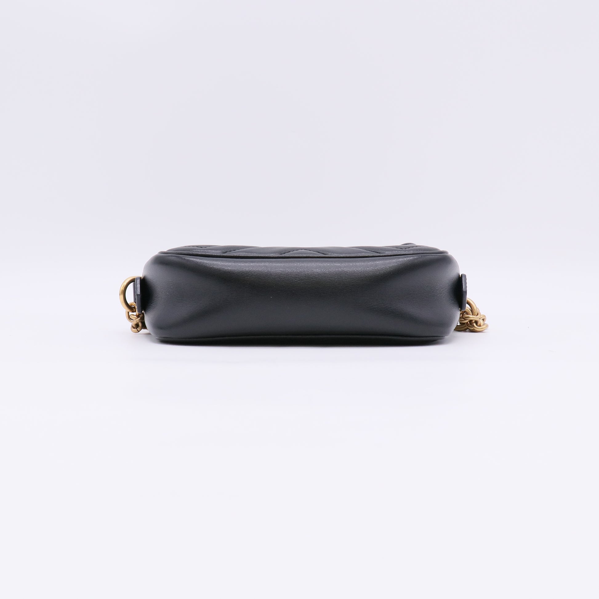 Small Black GG Marmont Matelasse Camera Bag B23096