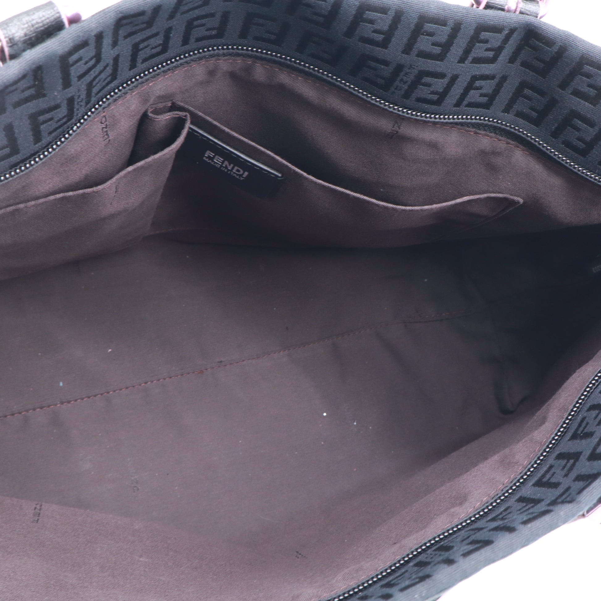 Fendi Superstar Tote Zucchino Canvas Small Twins B23660