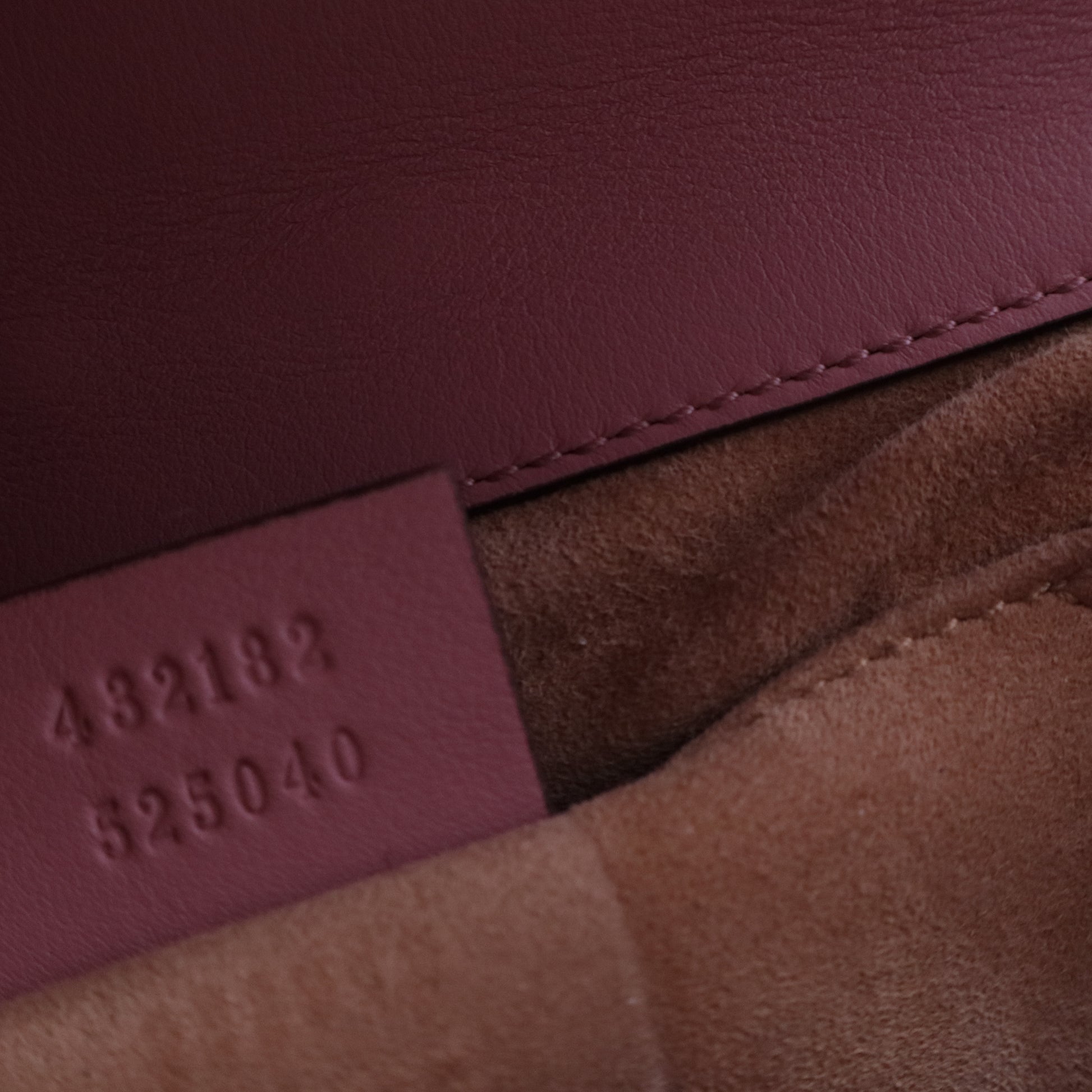 Pink Small Pearl Studded Leather Padlock Crossbody B20085