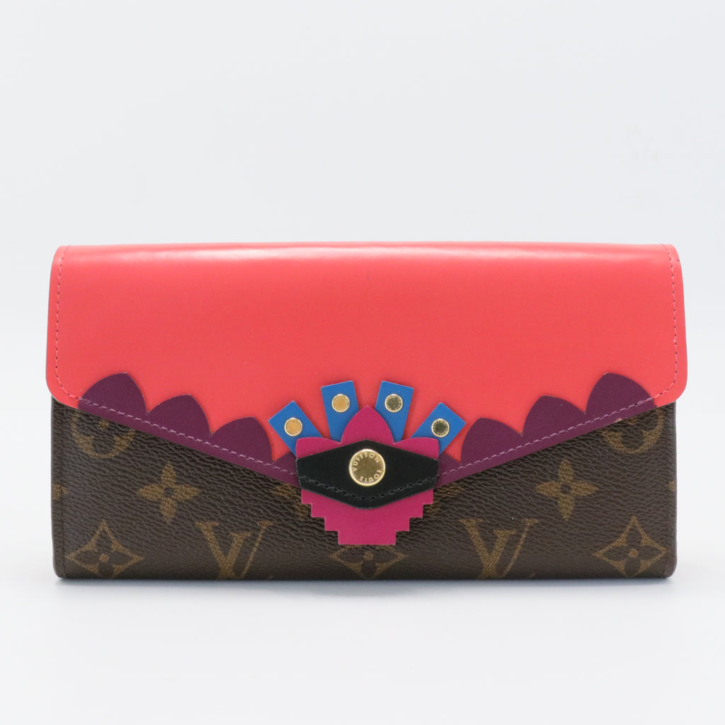 Sarah Wallet Limited Edition Totem Monogram Canvas