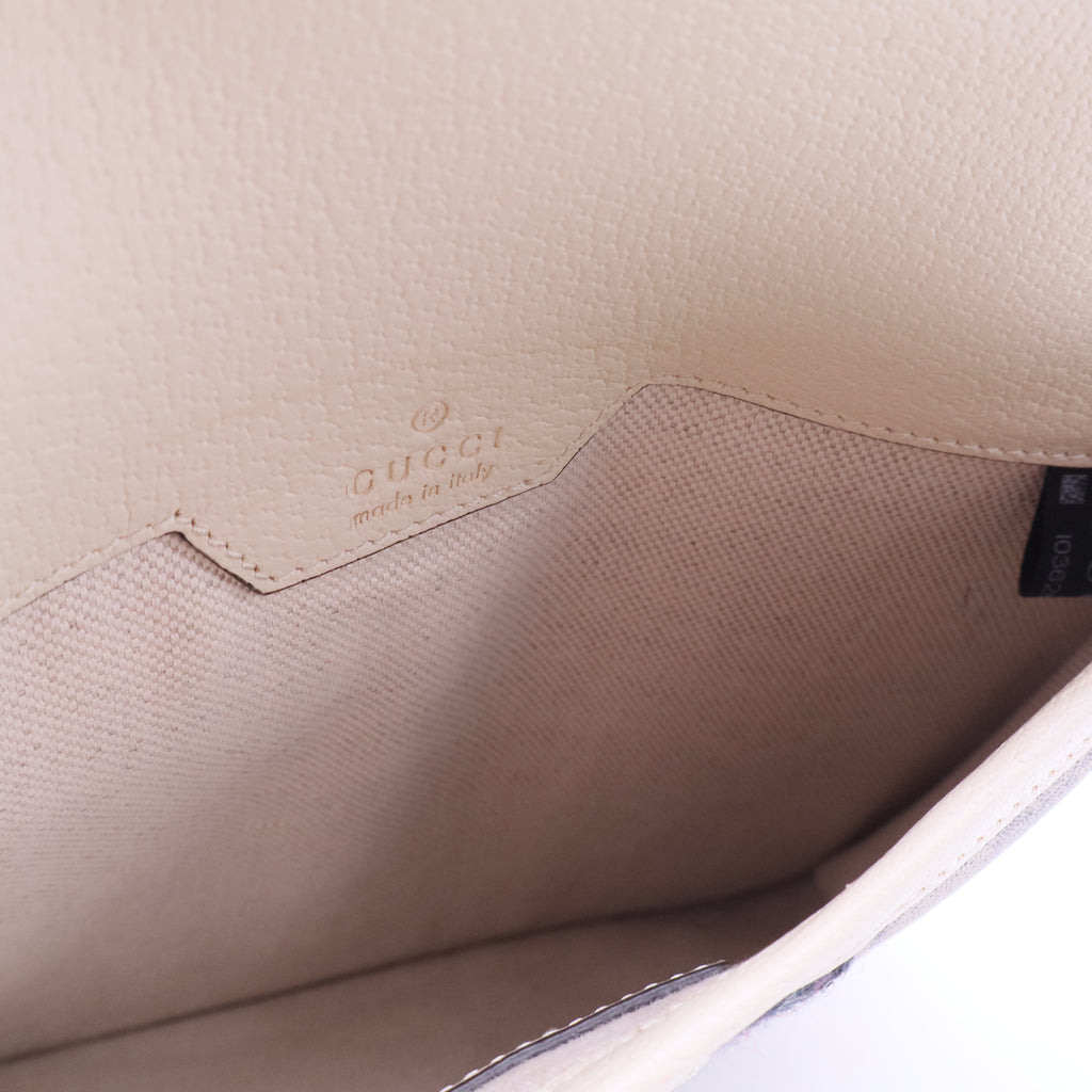 GG Supreme Monogram Web Small Ophidia Belt Bag 90 36 Beige Ebony White B20214