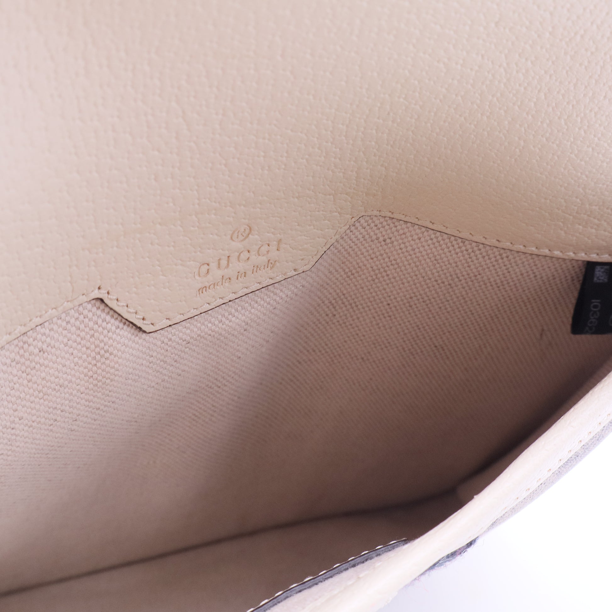 GG Supreme Monogram Web Small Ophidia Belt Bag 90 36 Beige Ebony White B20214