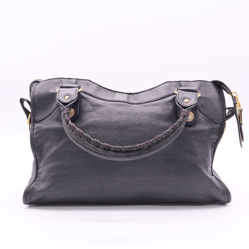 Balenciaga city golden buttton twins