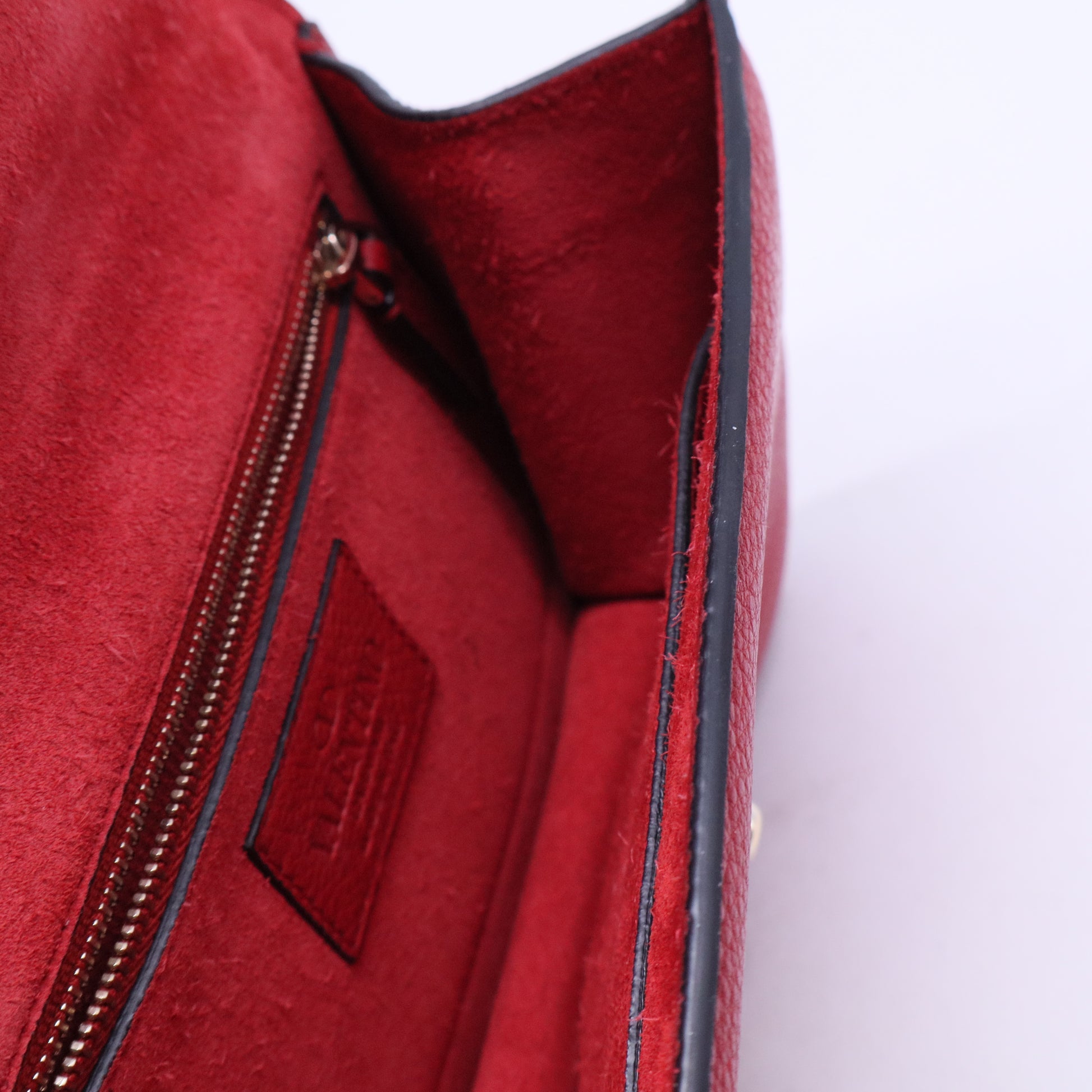 Glam Lock Shoulder Bag Leather Mini B20629