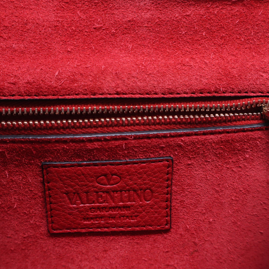 Glam Lock Shoulder Bag Leather Mini B20629