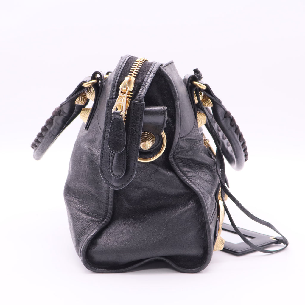 Balenciaga city golden buttton twins