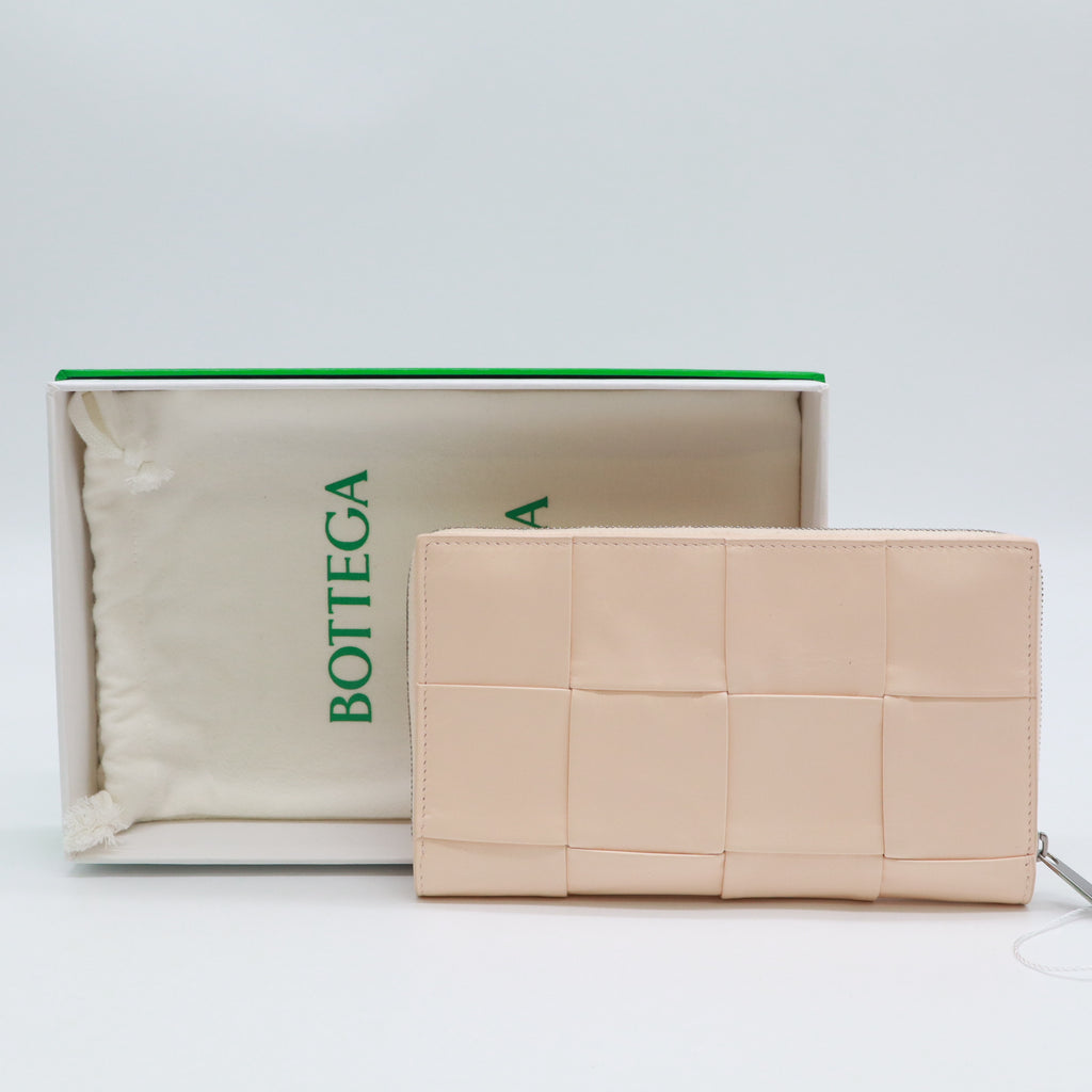 Bottega Veneta Round Zipper Long Wallet Twins LDZ816