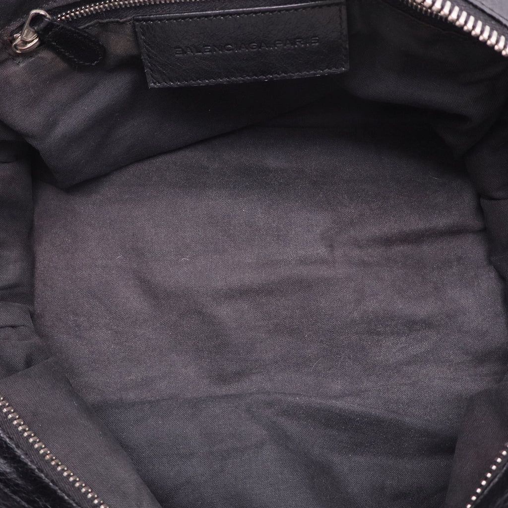 Balenciaga Black Leather city bag twins