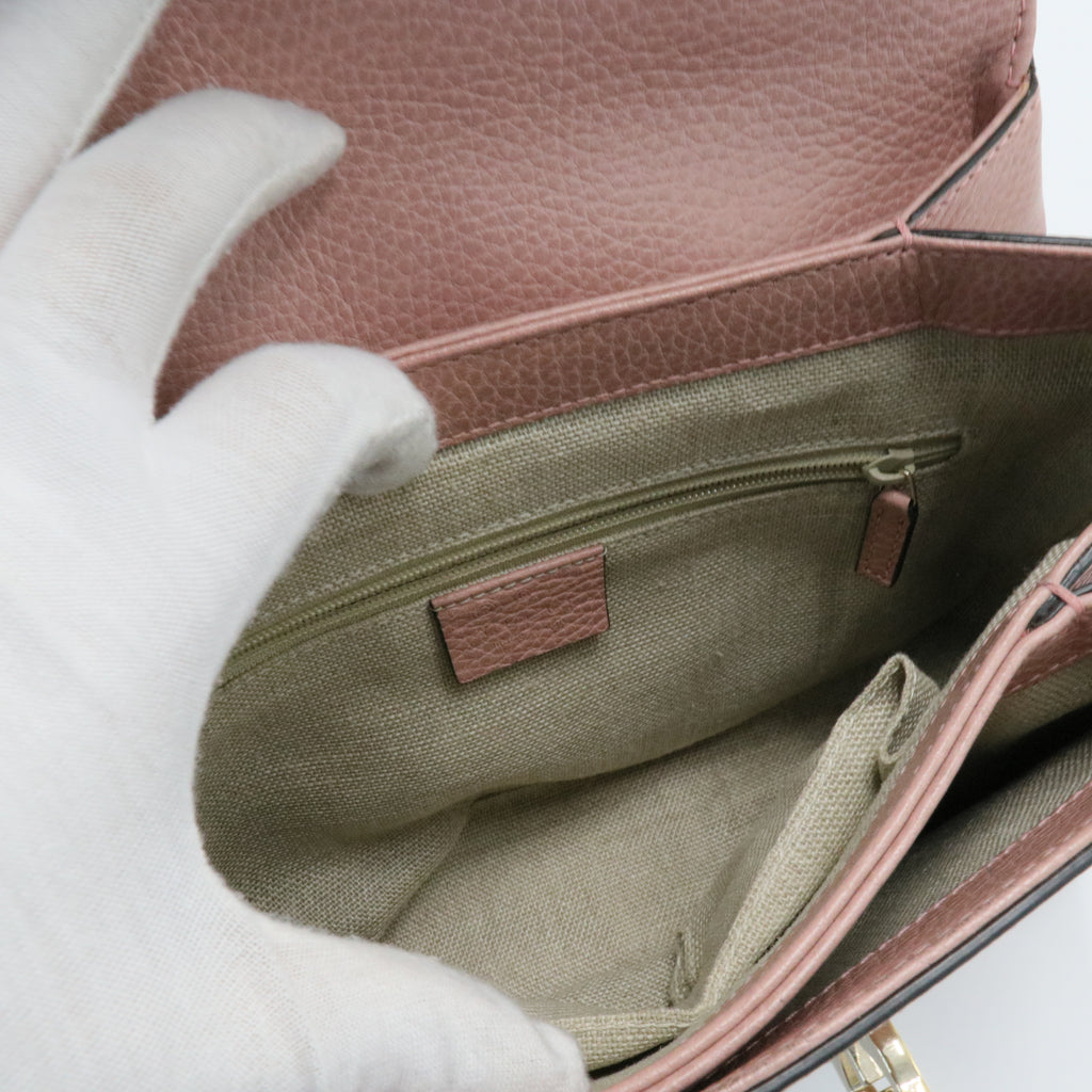 Small Dollar Interlocking G Handle Bag