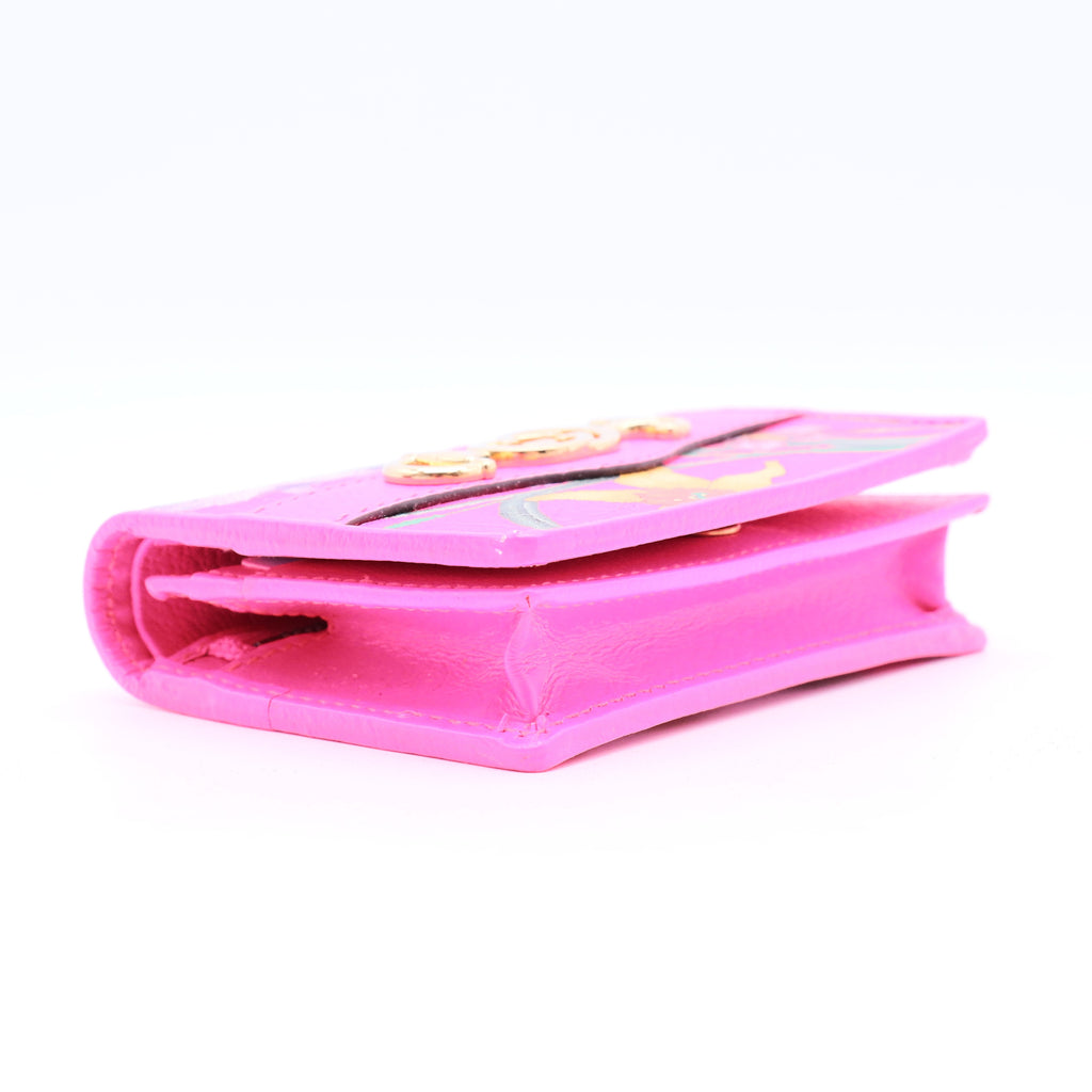 Zumi Card Case Flora Print Bifold Wallet