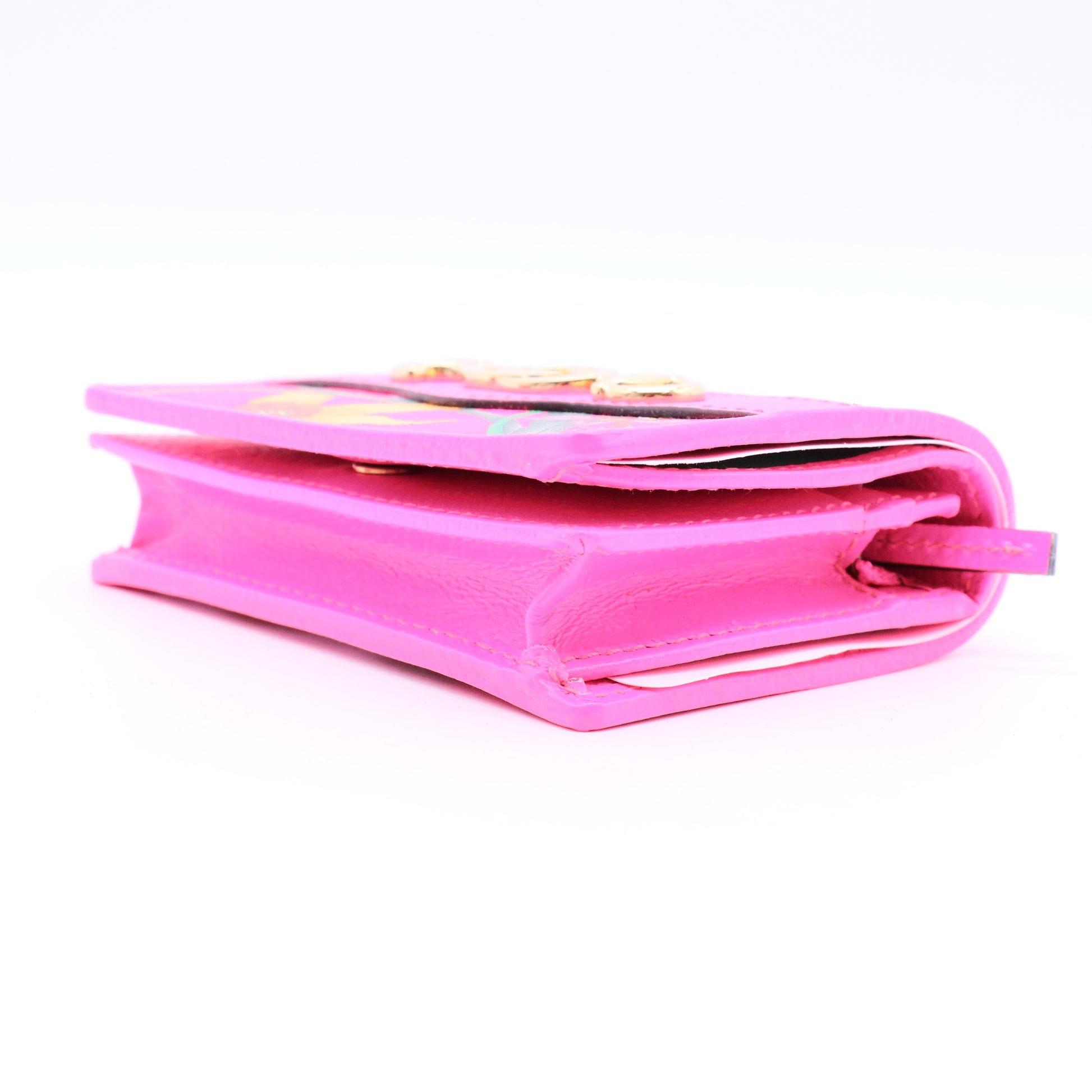 Zumi Card Case Flora Print Bifold Wallet