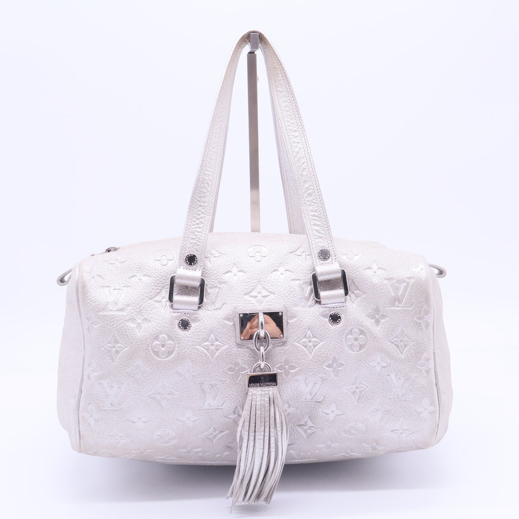 Comete Handbag Limited Edition Shimmer Monogram Embossed Leather B20162