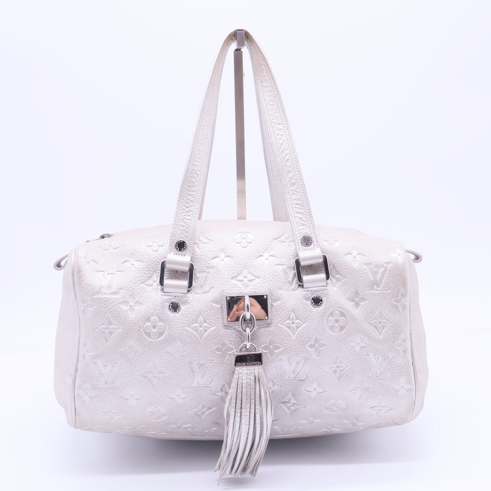 Comete Handbag Limited Edition Shimmer Monogram Embossed Leather B20162