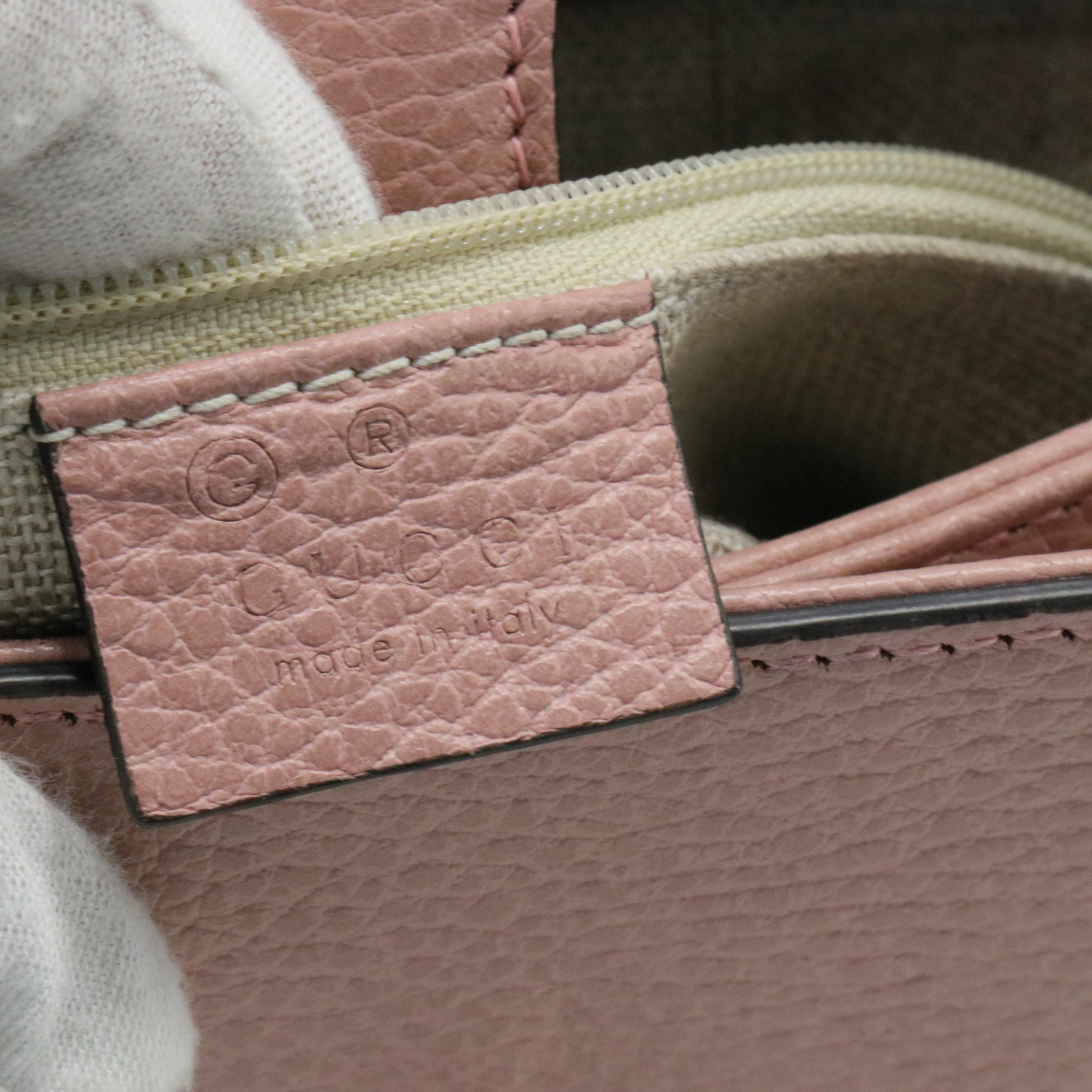 Small Dollar Interlocking G Handle Bag