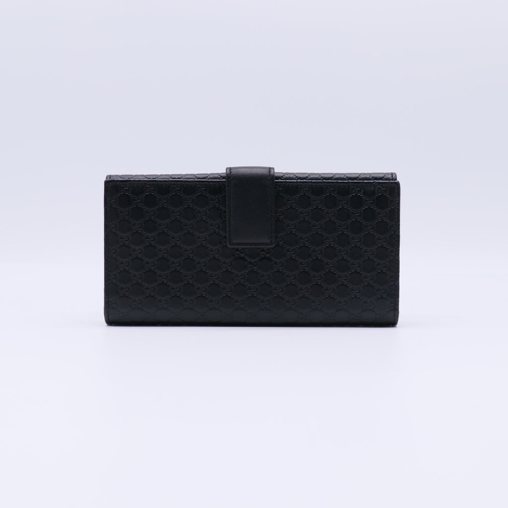 Gucci Microguccissima Leather Continental Wallet W21428