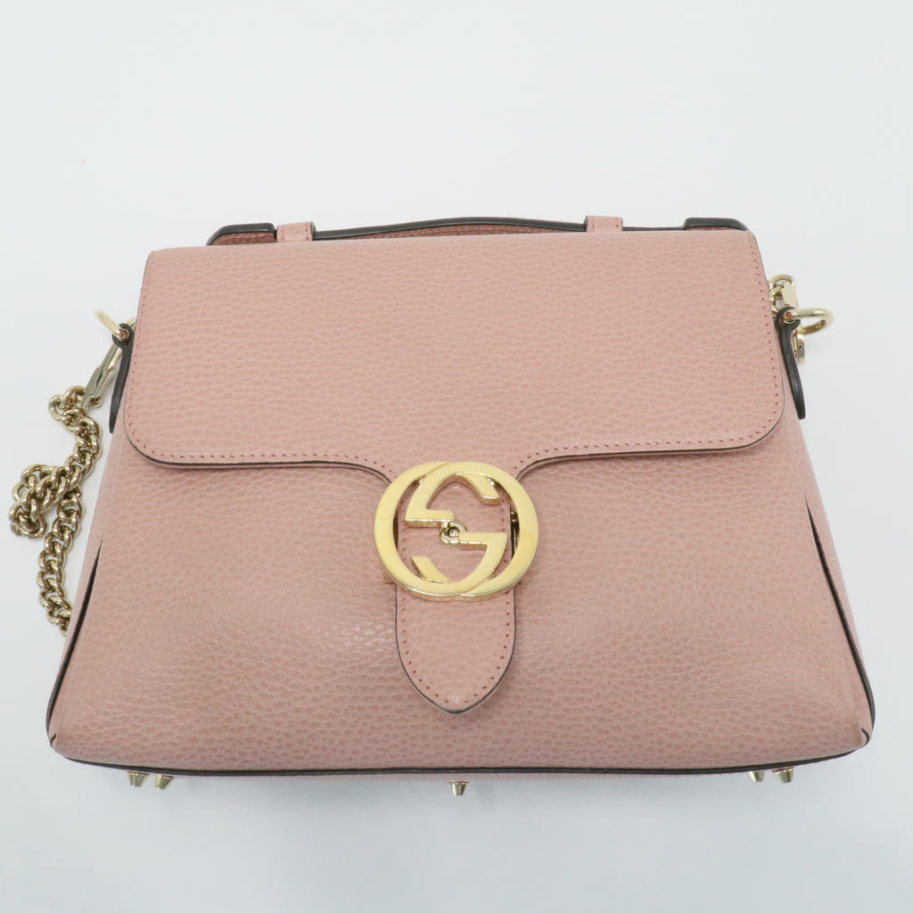 Small Dollar Interlocking G Handle Bag