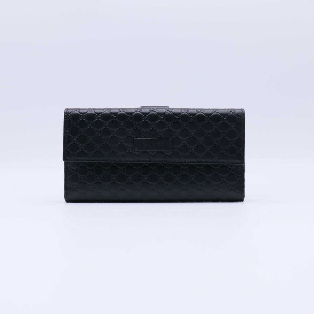 Gucci Microguccissima Leather Continental Wallet W21428
