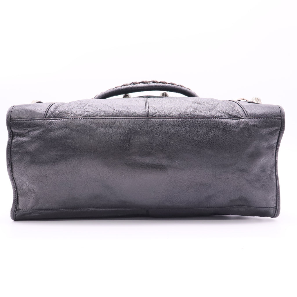 Balenciaga Black Leather city bag twins